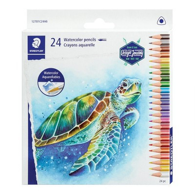 STAEDTLER® Triangular watercolor pencils, 24 colors | Target