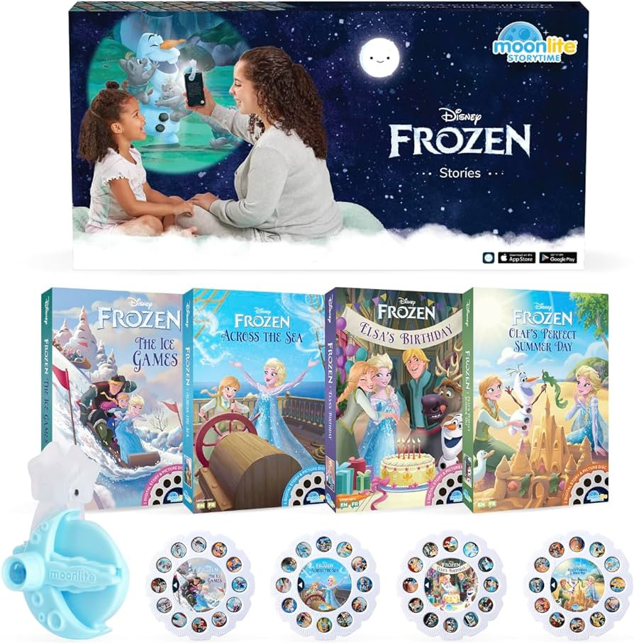 Moonlite Storytime Mini Projector with 4 Disney Frozen Stories, A Magical Way to Read Together, D... | Amazon (US)