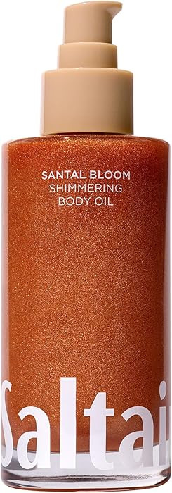 Saltair Shimmering Body Oil - Santal Bloom Scented Dry Oil Moisturizer with Light-Reflecting Pear... | Amazon (US)