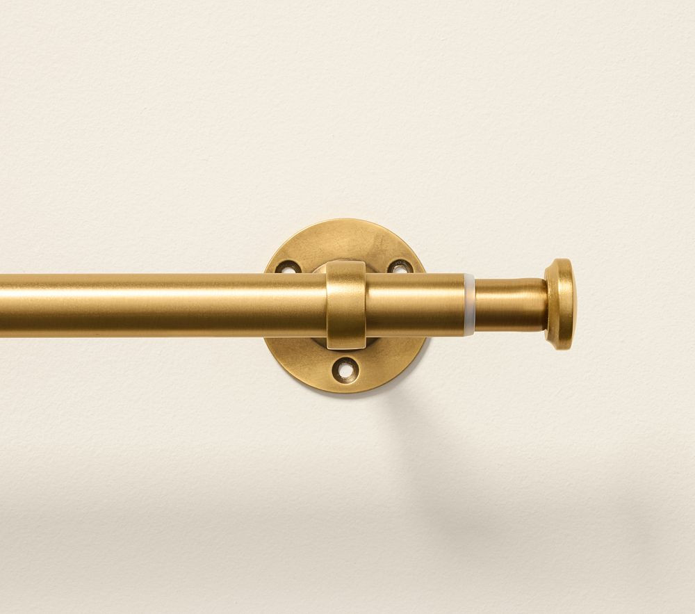 Classic Steel Curtain Rod & Finials (.75") | Pottery Barn Kids