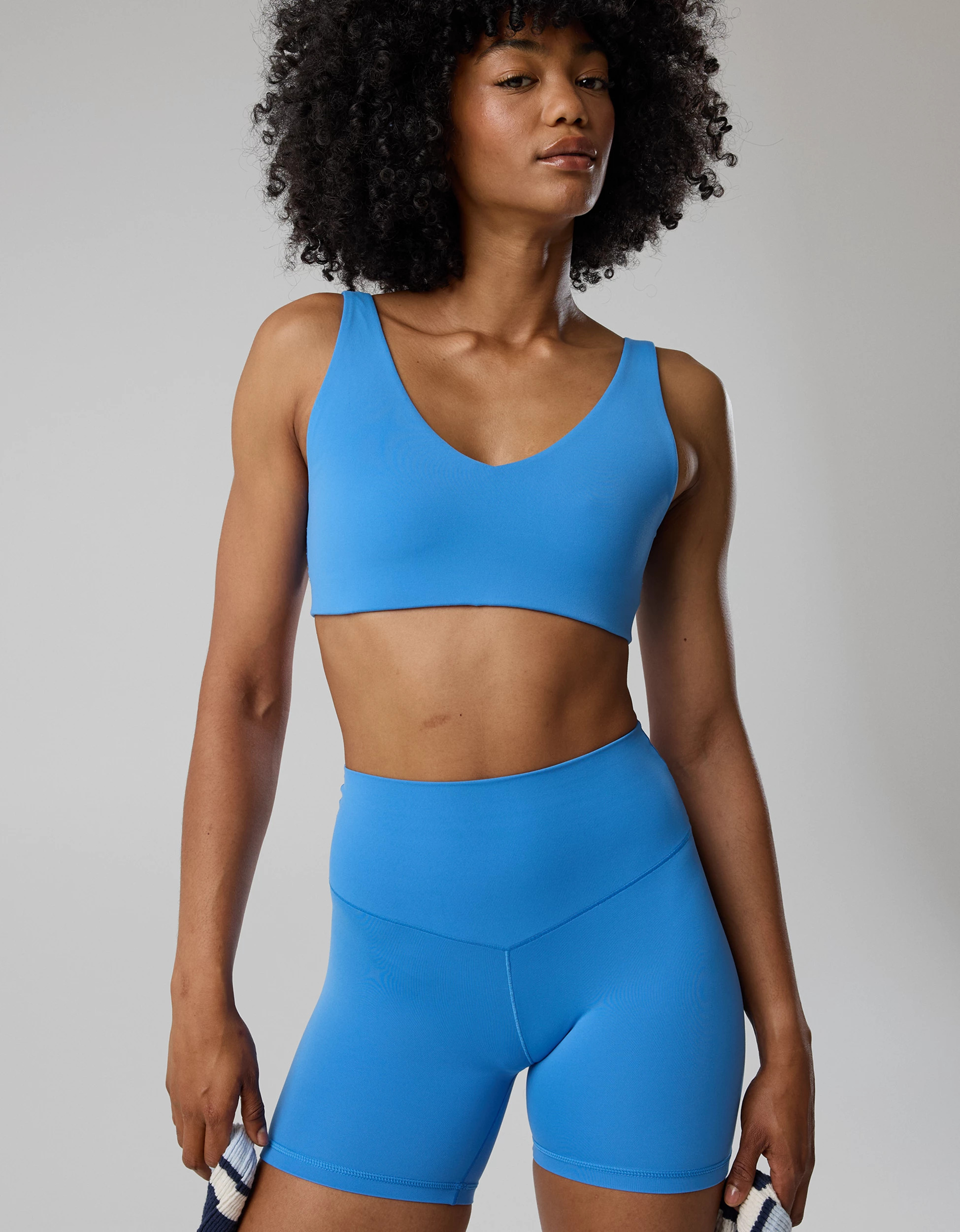 OFFLINE By Aerie Real Me XTRA Classic Double V Sports Bra | Aerie