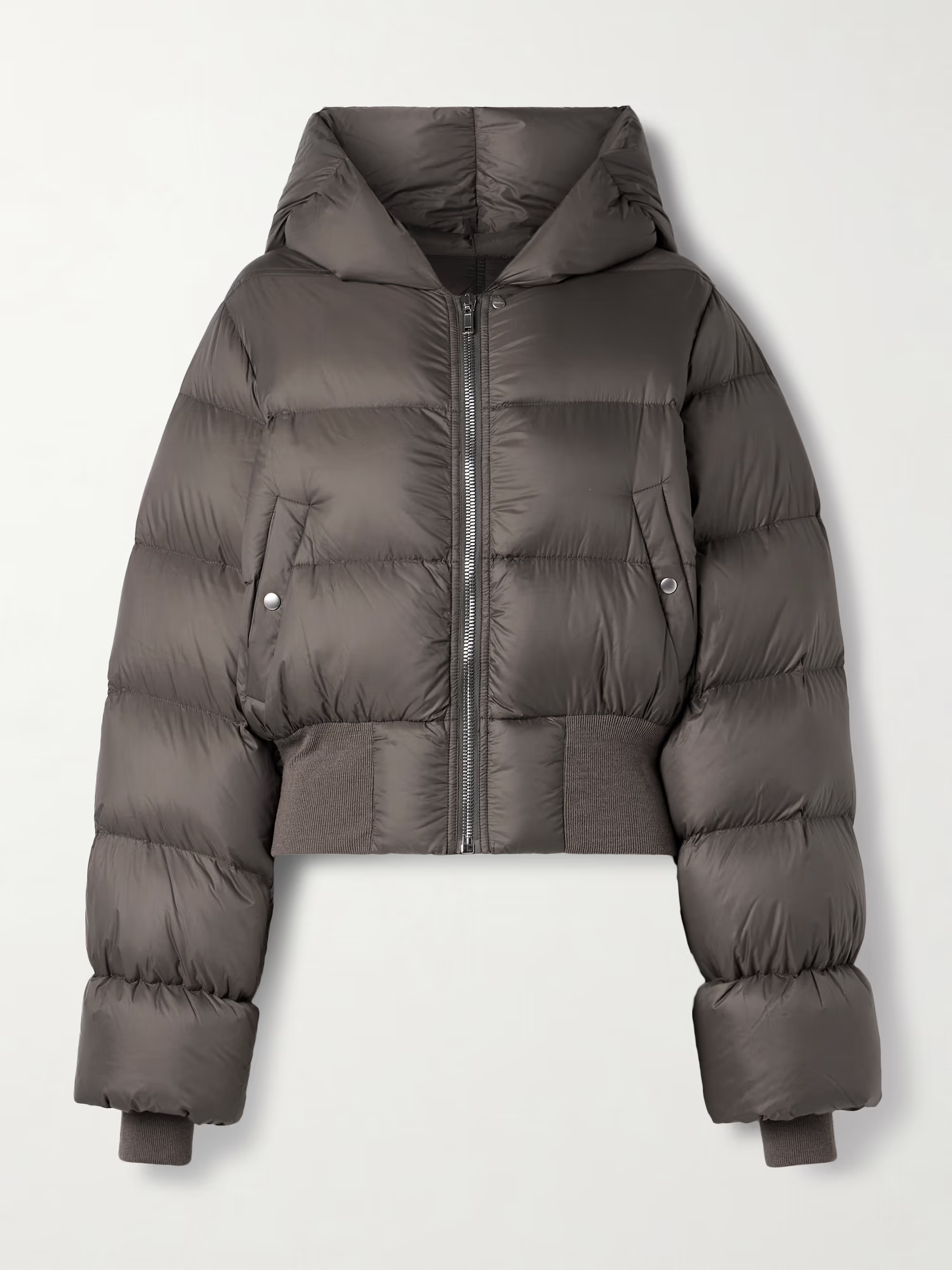 Hooded quilted recycled-shell down jacket | NET-A-PORTER (US)