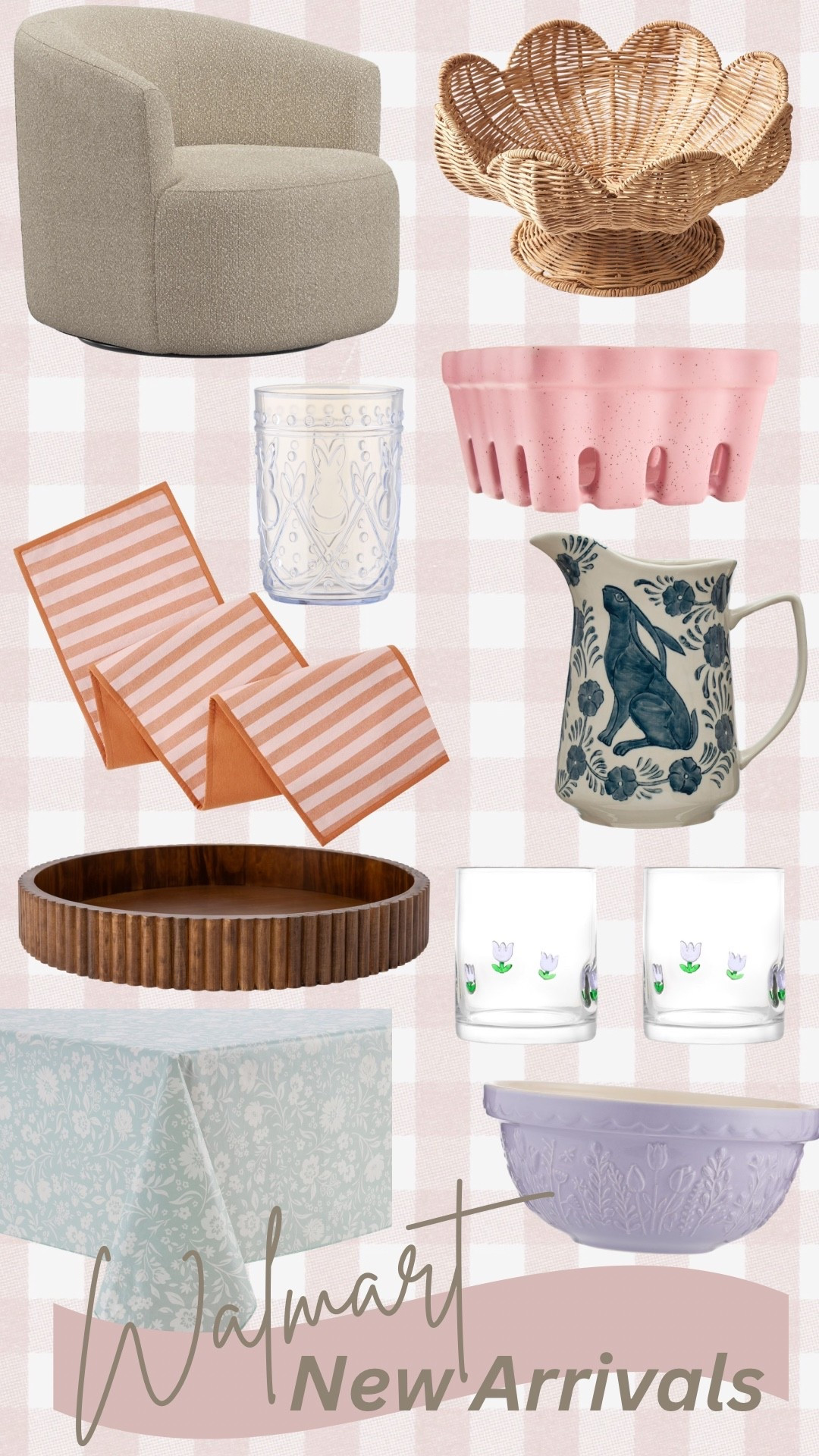 Soft, cozy home finds from Walmart lately 🤍 Loving the mix of wicker, pastel glassware, and spring textures. These pieces feel high-end but are actually super affordable. Perfect for refreshing your kitchen, dining table, or living room for spring.

Everything linked on my LTK 🌷


#WalmartHome #WalmartFinds #LTKHome #SpringHomeDecor #AffordableHomeDecor #WalmartDecor #HomeFinds #KitchenDecor #TableDecor #PastelHome #LTKStyle #HomeInspo #BudgetHomeDecor

#LTKSpringSale #LTKHome #LTKSeasonal