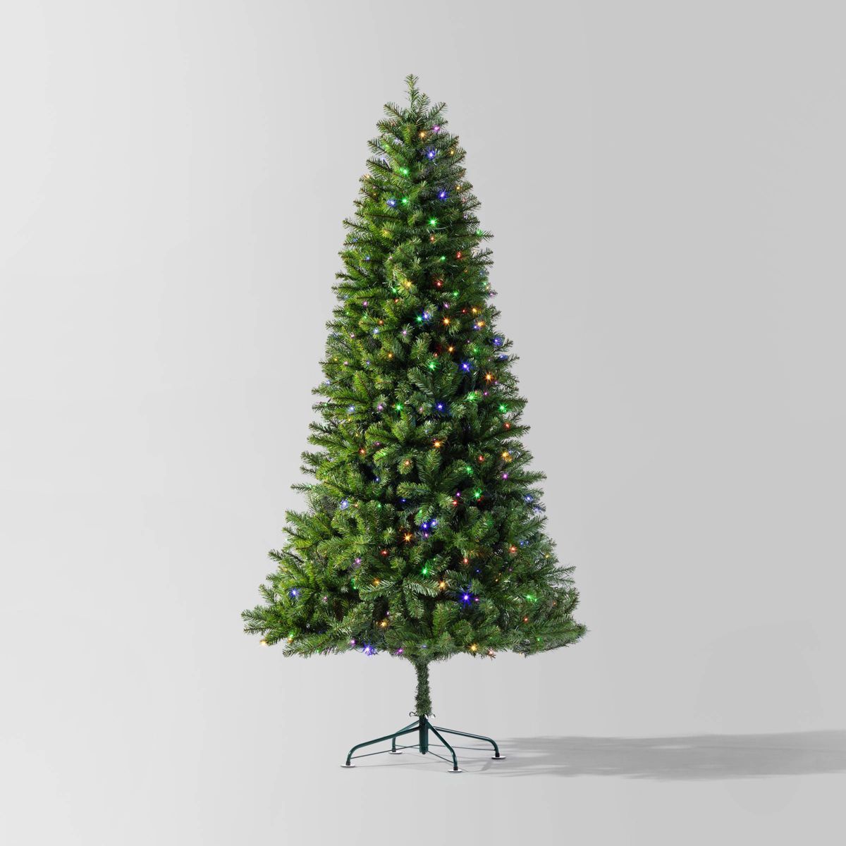 7.5' Pre-lit LED Alberta Spruce Artificial Christmas Tree Multicolor Lights - Wondershop™ | Target