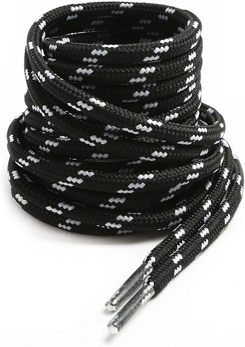 VSUDO Round Shoe Laces for Hiking Boots, 5/32 Inch Shoestrings for Outdoor Work Shoes, Thick Clim... | Amazon (US)