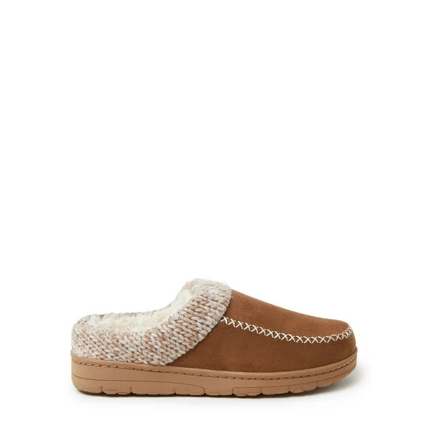 Dearfoams Cozy Comfort Moc Toe Clog Slippers (Women's) - Walmart.com | Walmart (US)
