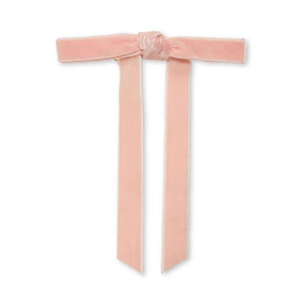 BLUSH BARDOT BOW BARRETTE | LELE SADOUGHI