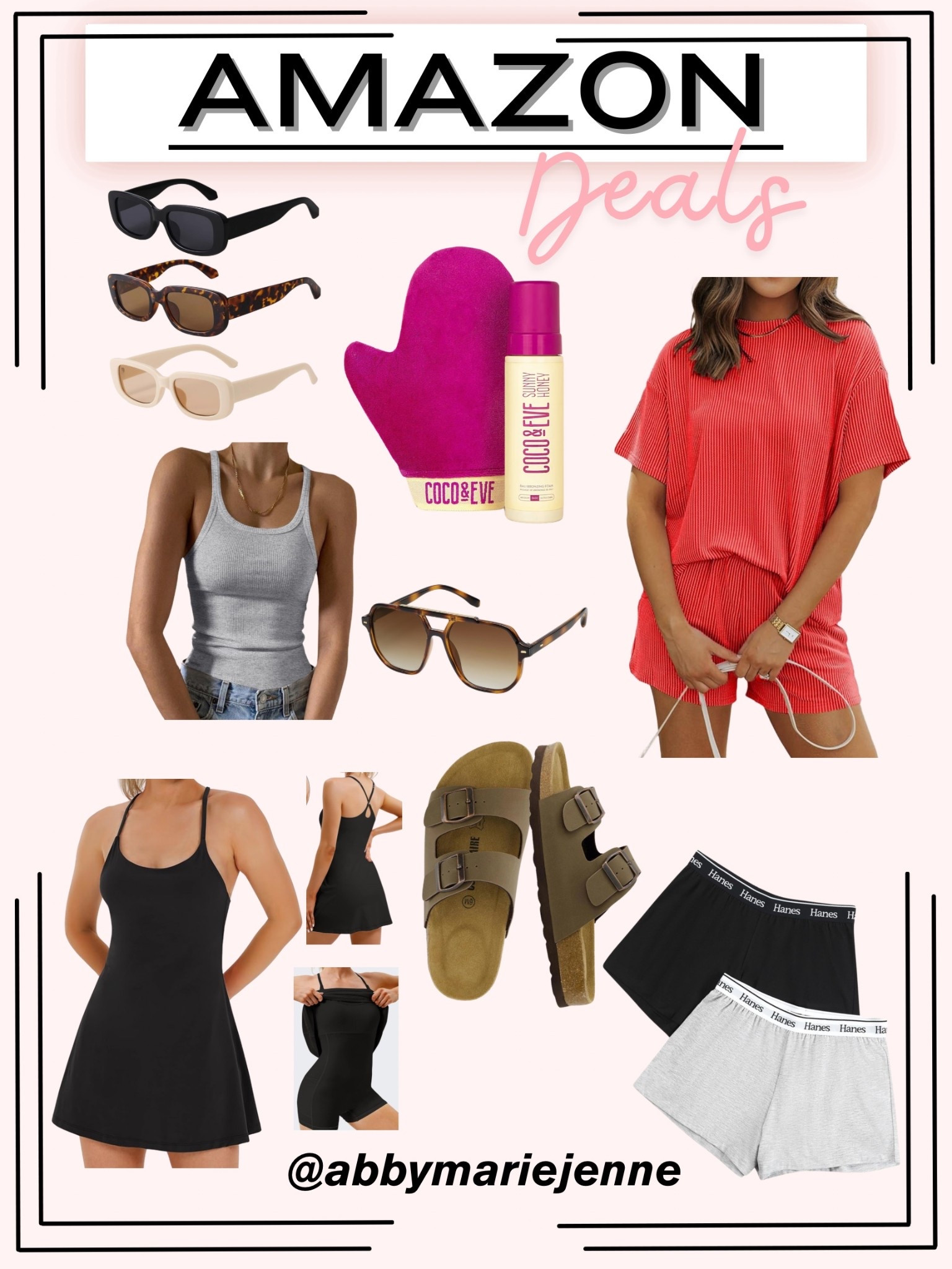 Amazon fashion. Amazon summer. Womens summer outfits. Sandals. Sunglasses. Self tanner. Lounge sets. Two piece sets. Tennis dress. Tank top. Summer style. Women’s fashion. 

#LTKActive #LTKPetite #LTKOver40