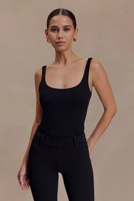 Blanca Stretch Crepe Cami Top / Black | MESHKI | L | Meshki UK