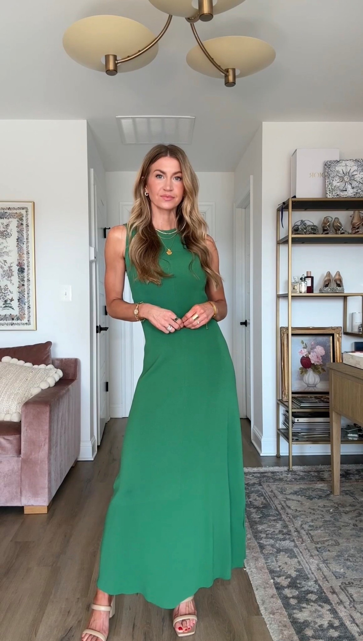I love this dress for spring SO much. The perfect shade of Kelly green. Cut so well, a line at the bottom, high quality fabric. 
Runs TTS, wearing a S  


#LTKootd #LTKgrwm #LTKSeasonal