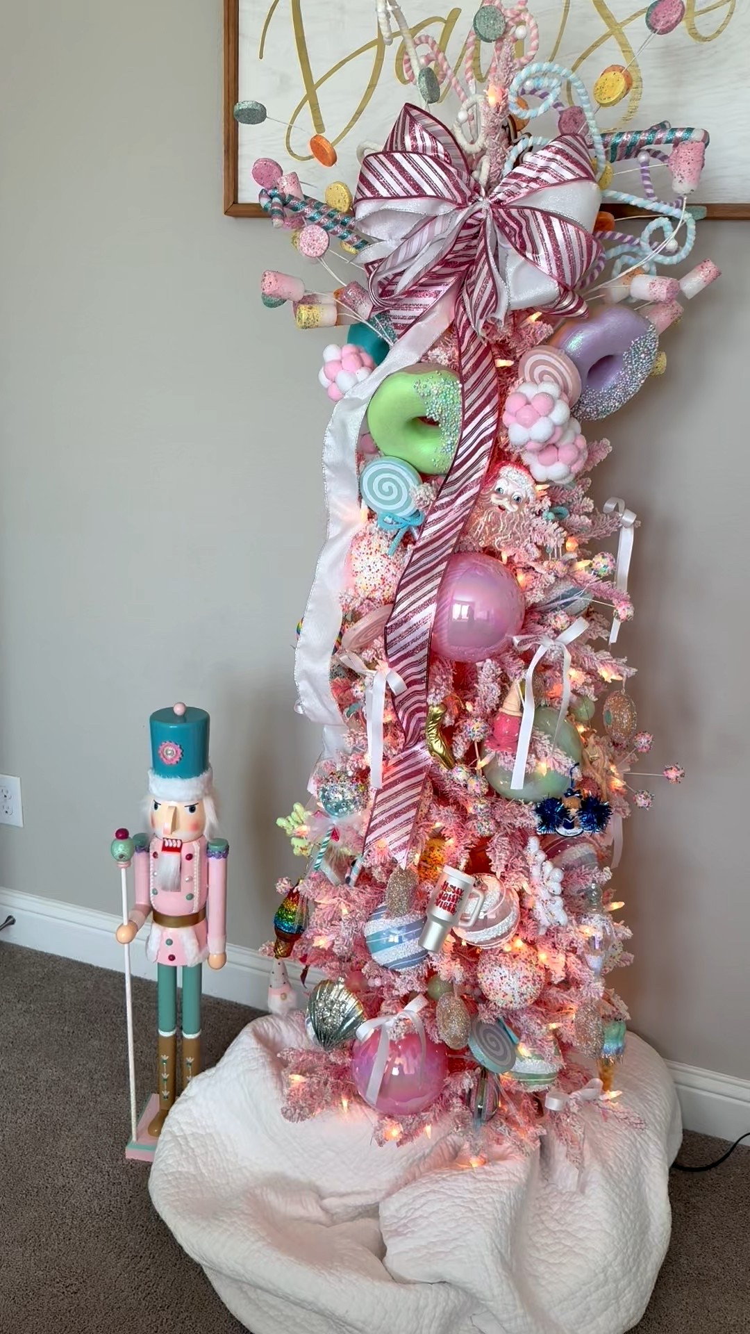 The most girly tree🎄🩷🎄