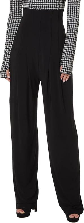 Norma Kamali Women's High Waist Tailored Pleat Pant | Amazon (US)