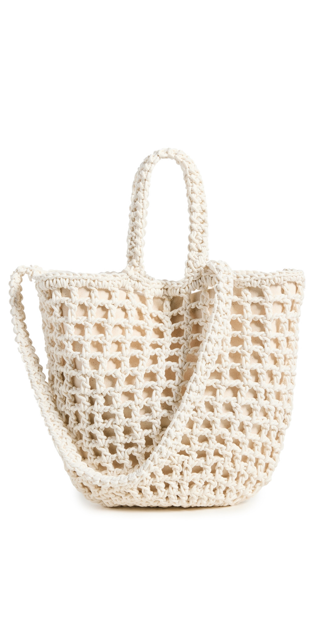 Madewell Crochet Rope Tote Antique Cream One Size | Shopbop