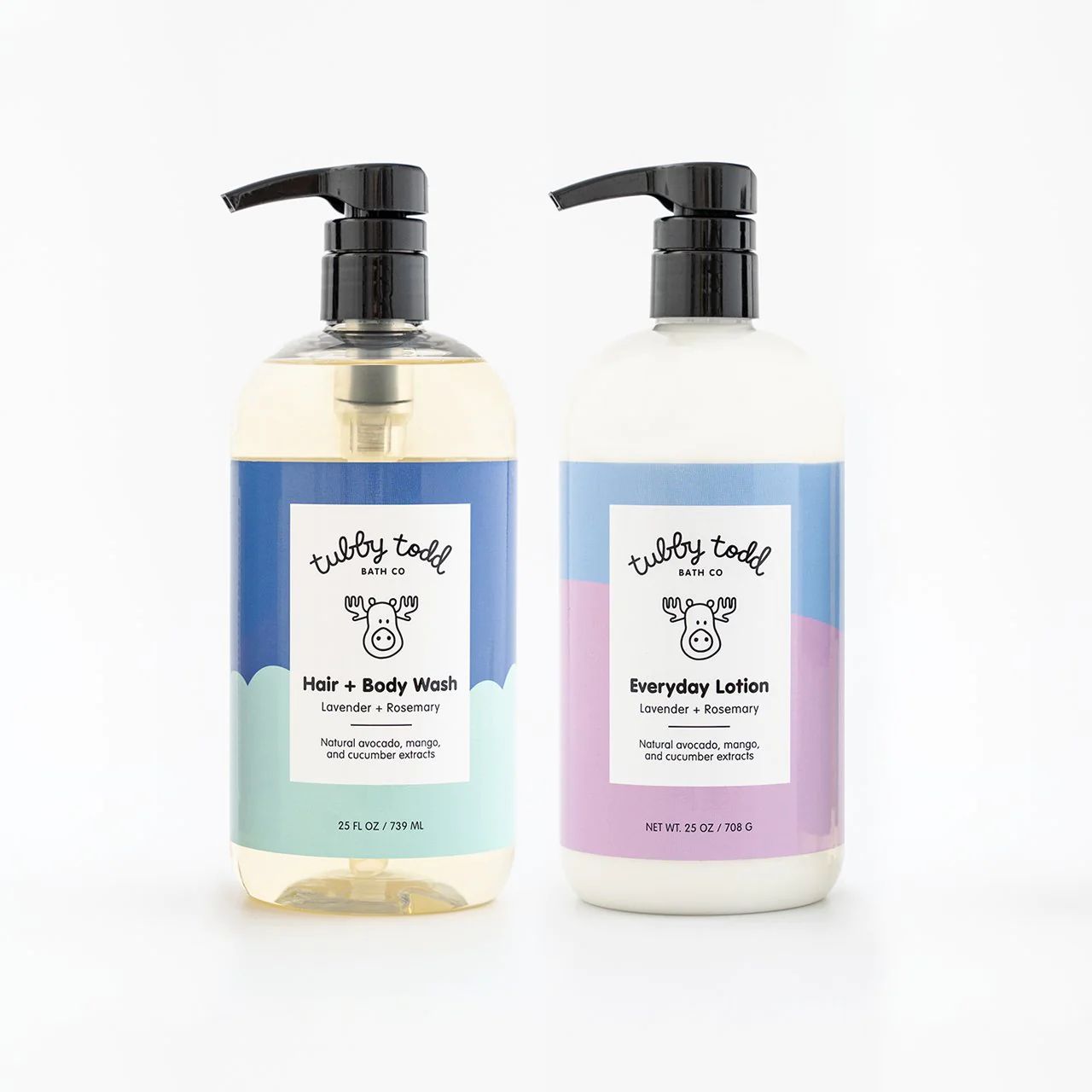 The Wash and Lotion Bundle | Tubby Todd Bath Co