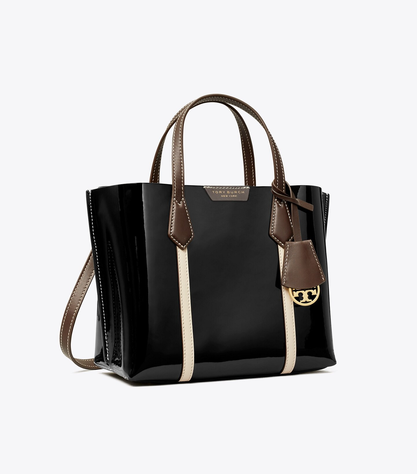 Small Perry Patent Triple-Compartment Tote: Women's Designer Tote Bags | Tory Burch | Tory Burch (US)