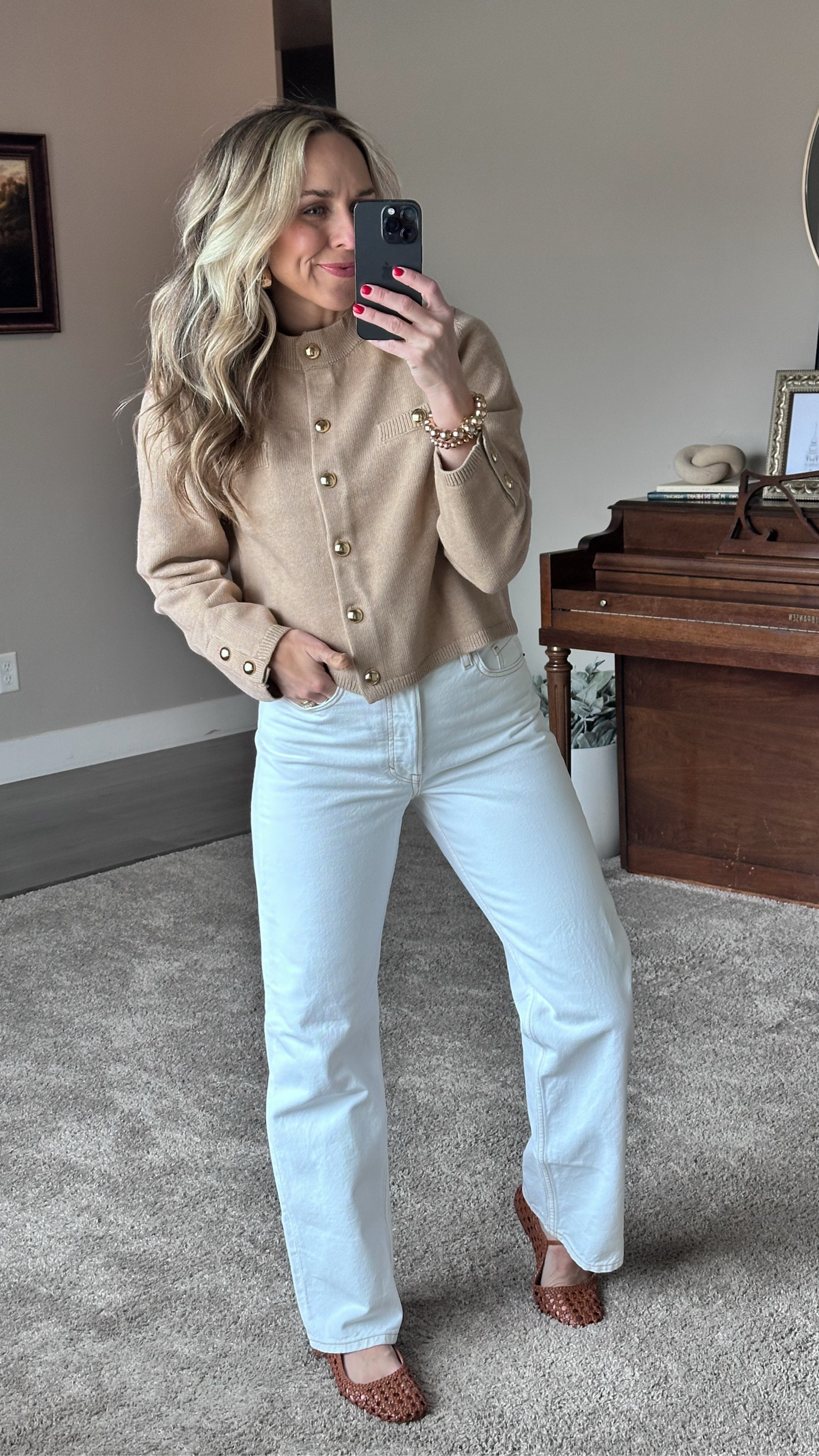 Monochromatic work outfit.

True to size in everything. 

#LTKStyleTip #LTKMostLoved #LTKFindsUnder50