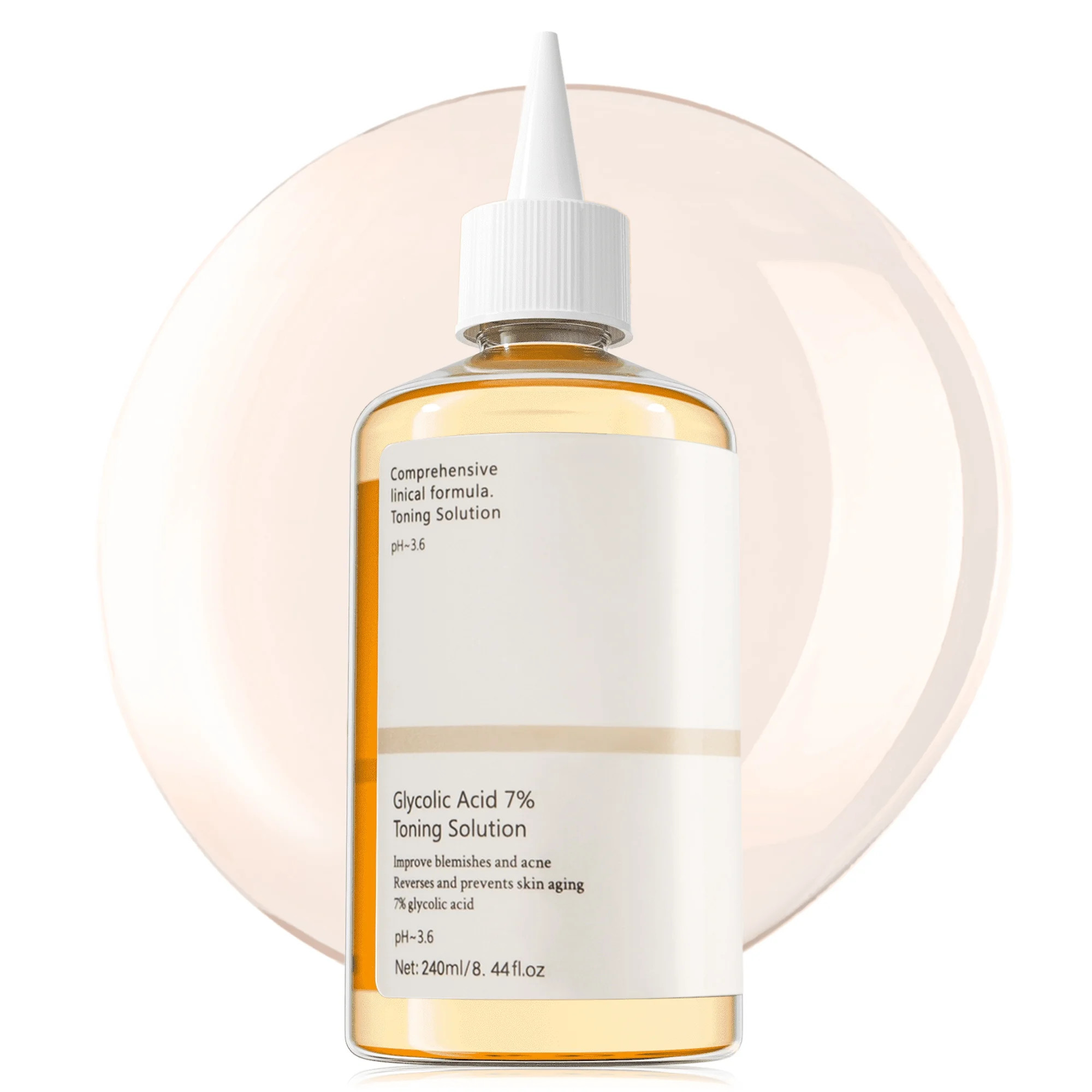 Glycolic Acid Toner - RUTAWZ 240ml Glycolic Acid 7% Exfoliating Toning Solution - Hydrates, Refines Pores & Revitalizes Skin - Walmart.com | Walmart (US)