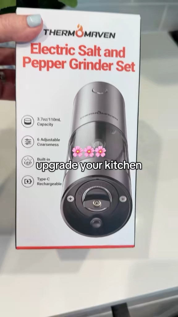 electric salt and pepper set gives my counter an elevated look. like maybe j know what i’m doing 😂😂😂#kitchentools #saltandpepper

#LTKHome