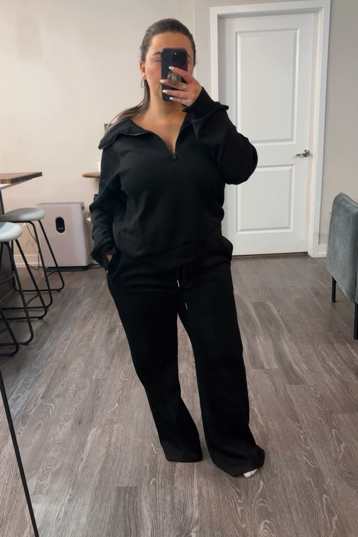 Obsessed with this set from Amazon. It’s so comfortable and soft and flattering.! 
#amazonfinds #amazon #sweatsuit 

#LTKstyletip #LTKMostLoved
