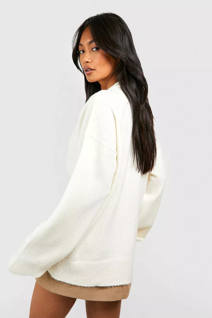 Soft Knit Polo Collar Sweater | boohoo (US & Canada)