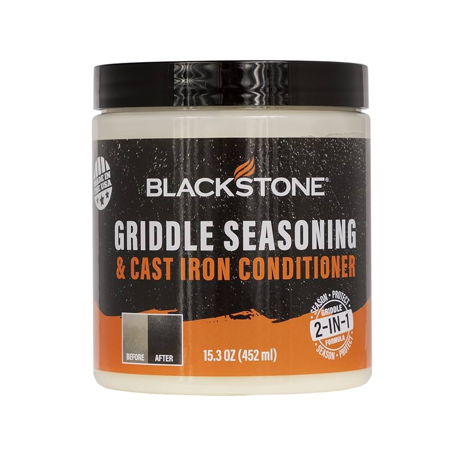 Blackstone 4146 Griddle Conditioner Kit 2-in-1 Cast Iron Season Oil for Grill Grates, Skillet, Du... | Amazon (US)