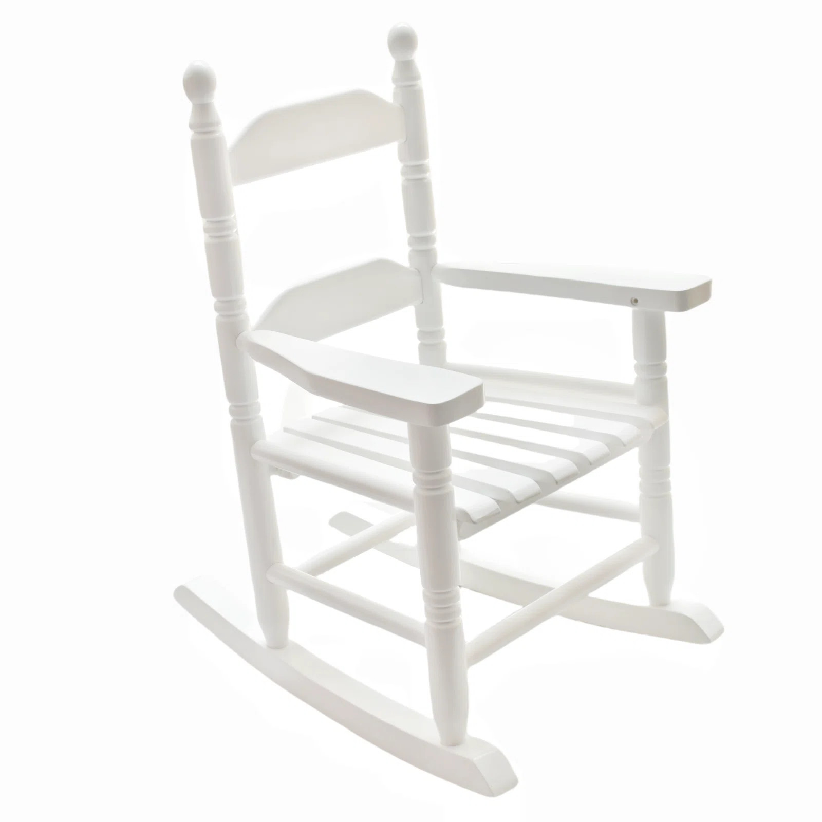 Child Rocking Chair For 3-6 Small Baby Kids Wooden Outdoor Furniture White Indoor Living Room Lou... | Wayfair North America