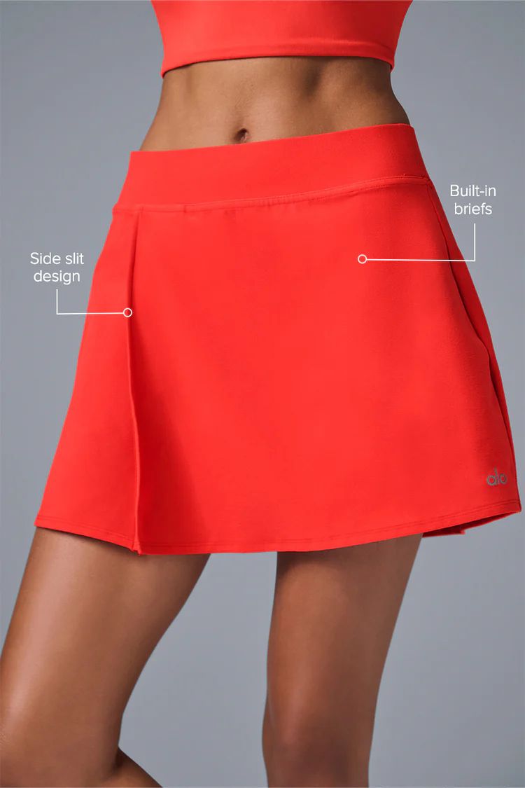 Alosoft Backspin Skirt - Red Hot Summer | Alo Yoga