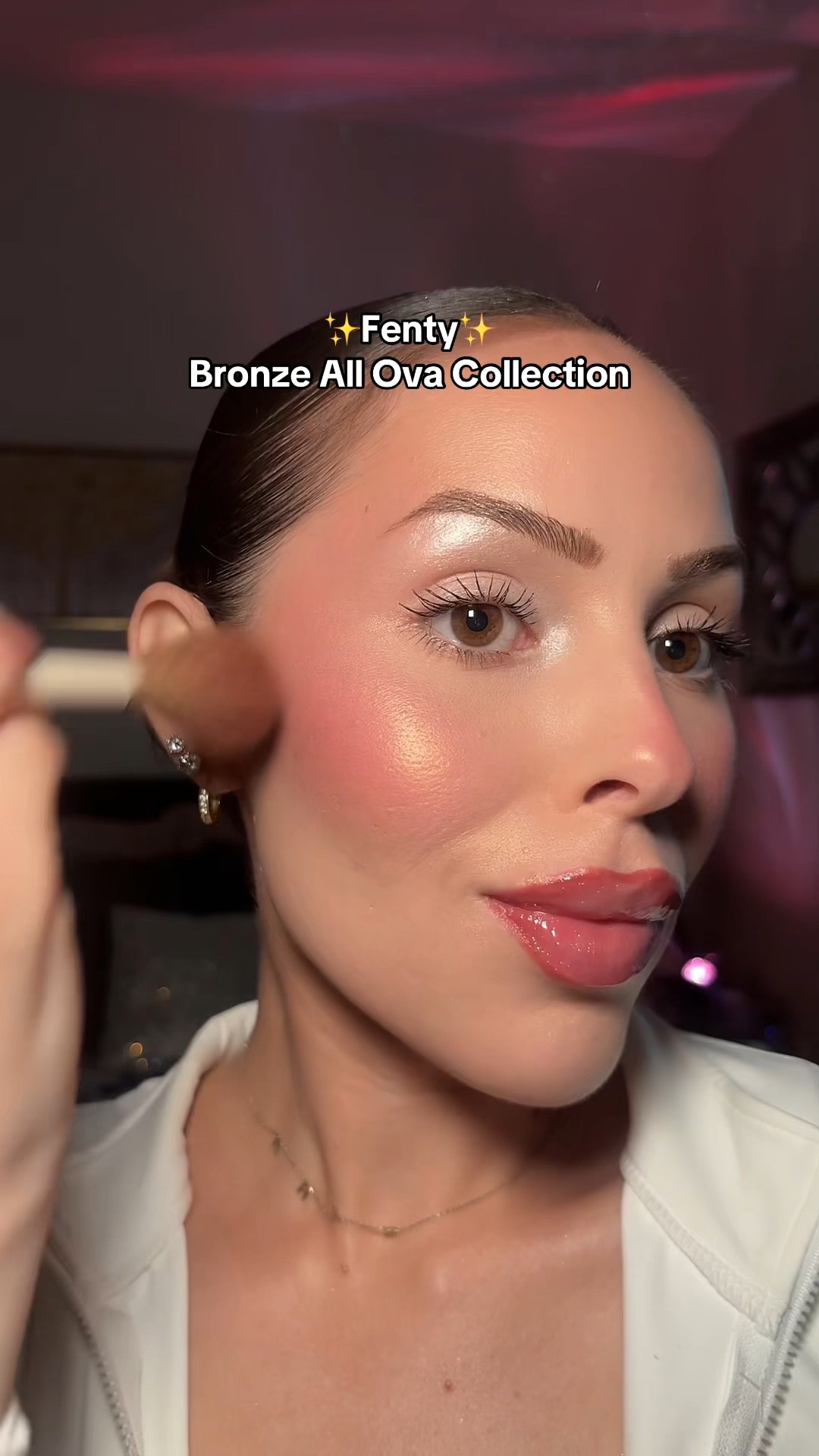 Fenty peach highlighter blush #blush #shimmer #shimmerblush #blush #fentybeauty #makeup #glowymakeup

#LTKVideo #LTKBeauty