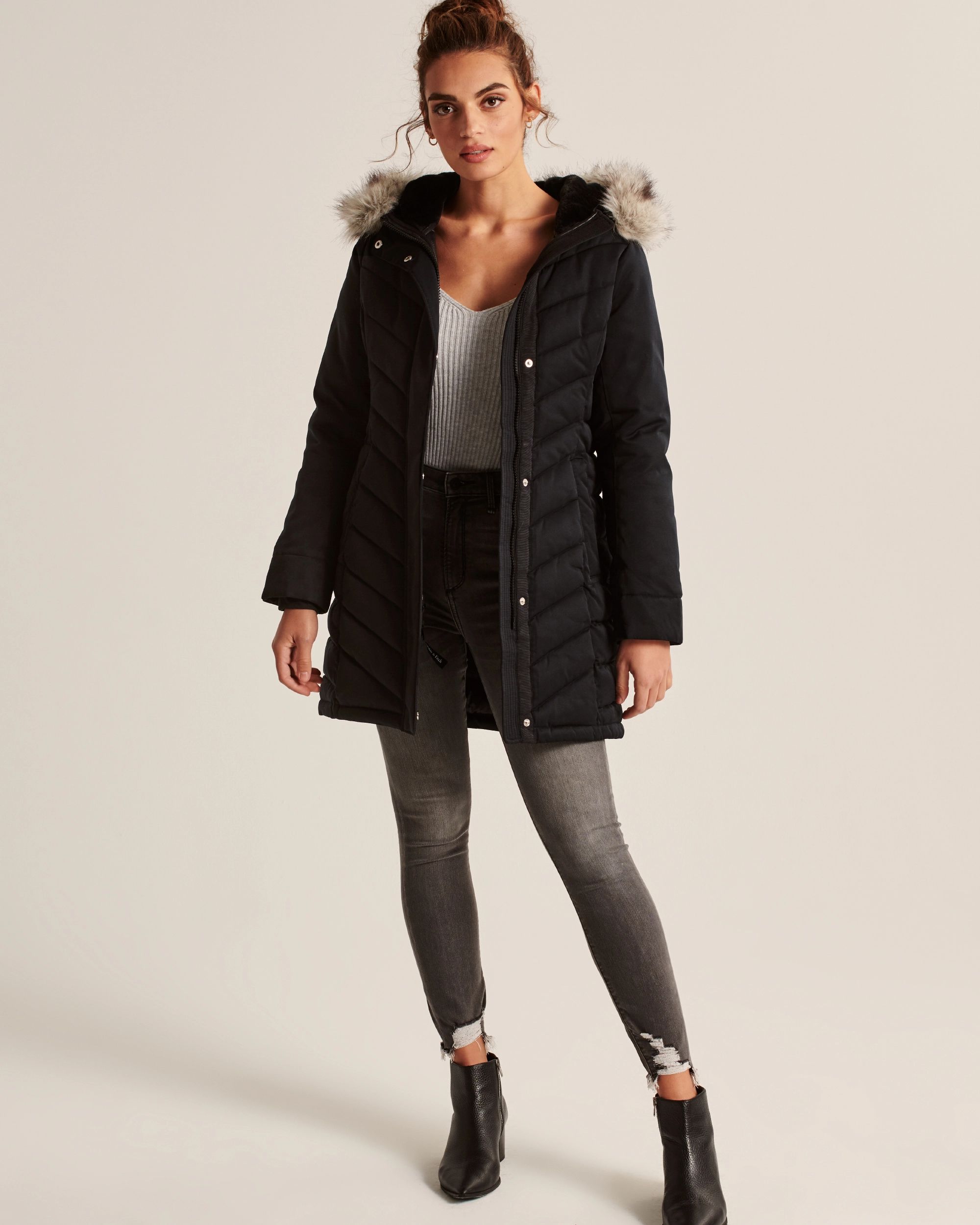 Ultra Tech Quilted Parka | Abercrombie & Fitch (US)