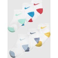 Nike Multi Baby Pop Ankle Socks 6 Pack, Size: 12-24 MTHS | Schuh