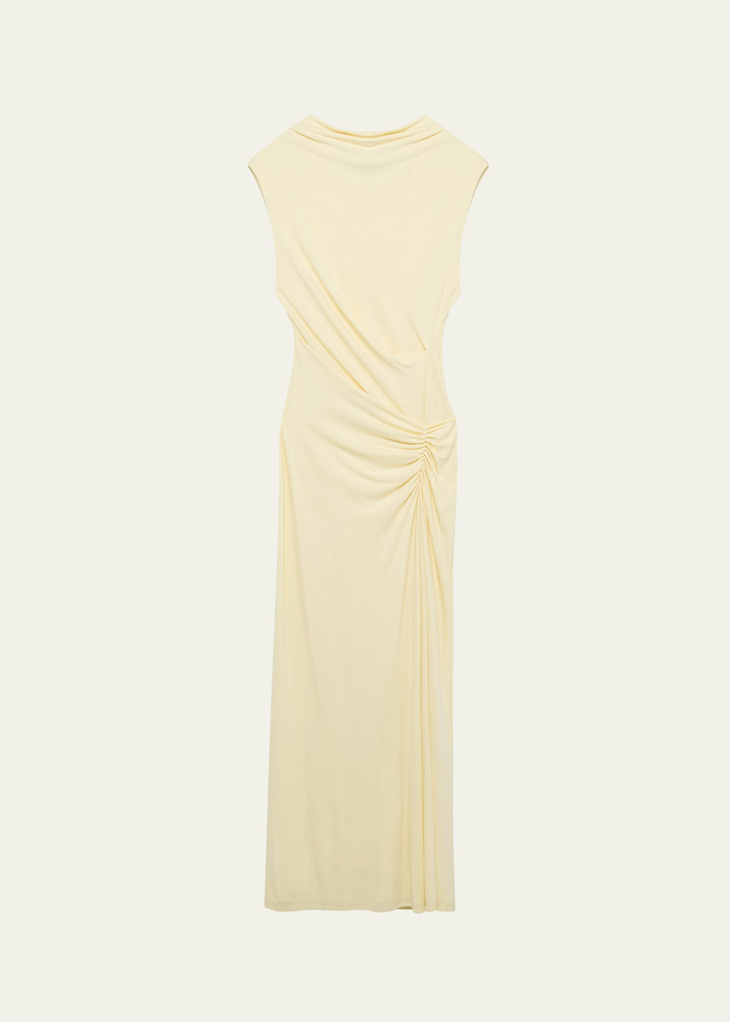 SIMKHAI Acacia Sleeveless Ruched Midi Dress | Bergdorf Goodman