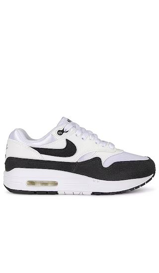 Air Max 1 '87 Sneaker in White, Black, & Summit White | Revolve Clothing (Global)