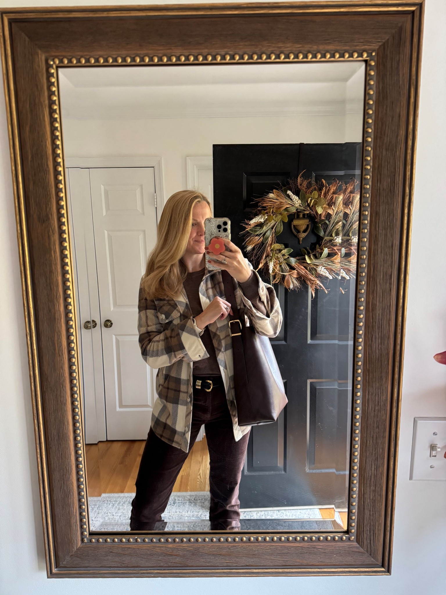 Wearing this chocolate brown shoulder bag and straight leg corduroys on repeat this fall 

#LTKStyleTip #LTKGiftGuide #LTKSeasonal