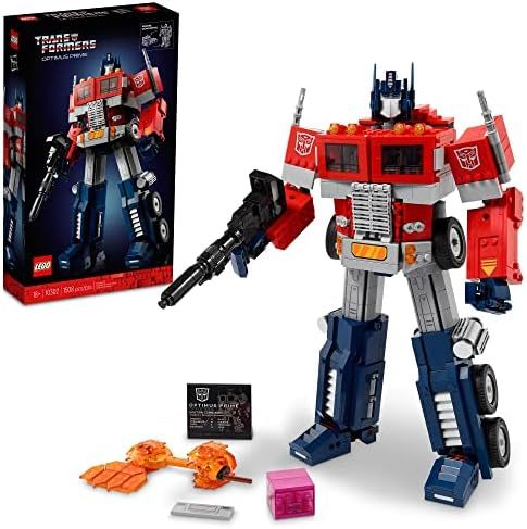 LEGO Optimus Prime 10302 Building Set for Adults; Build a Collectible Model of a Transformers Leg... | Amazon (US)
