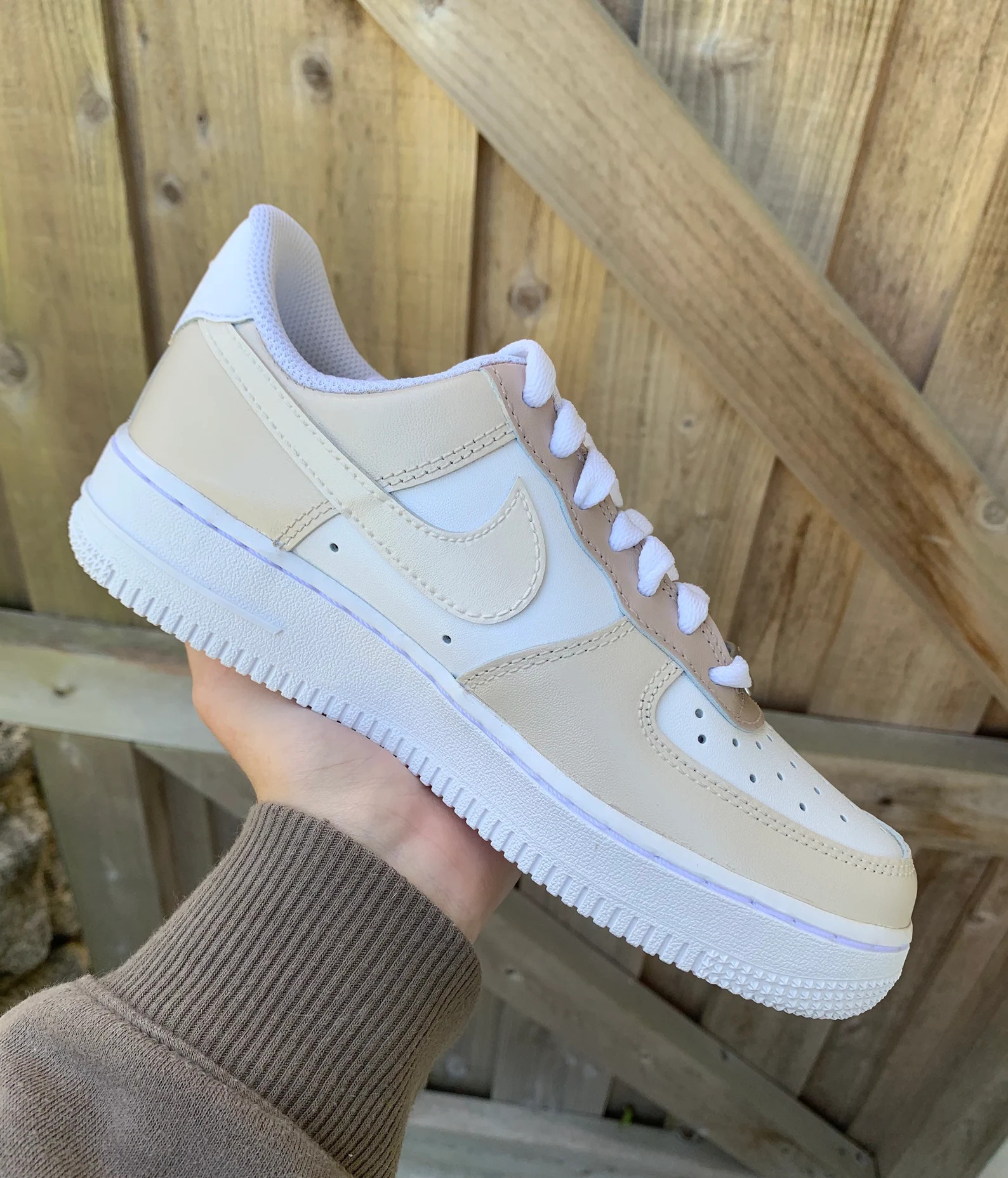 Beige Ombré Custom Air Force 1 | Etsy | Etsy (US)