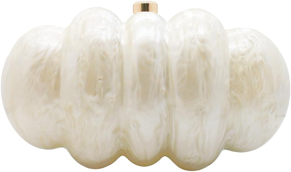 Women Puff Acrylic Clutch Purse Glitter Marble Acrylic Handbag Unique Evening Bag Chain Shoulder ... | Amazon (US)