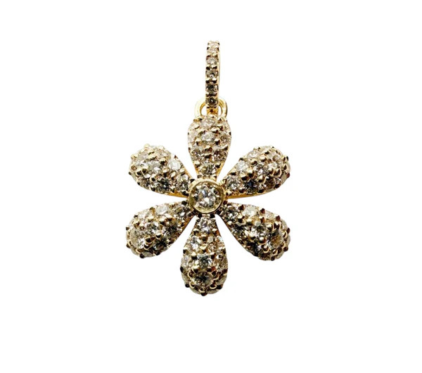 DIAMOND FLOWER CHARM – SHAKTI | SHAKTI JEWELRY