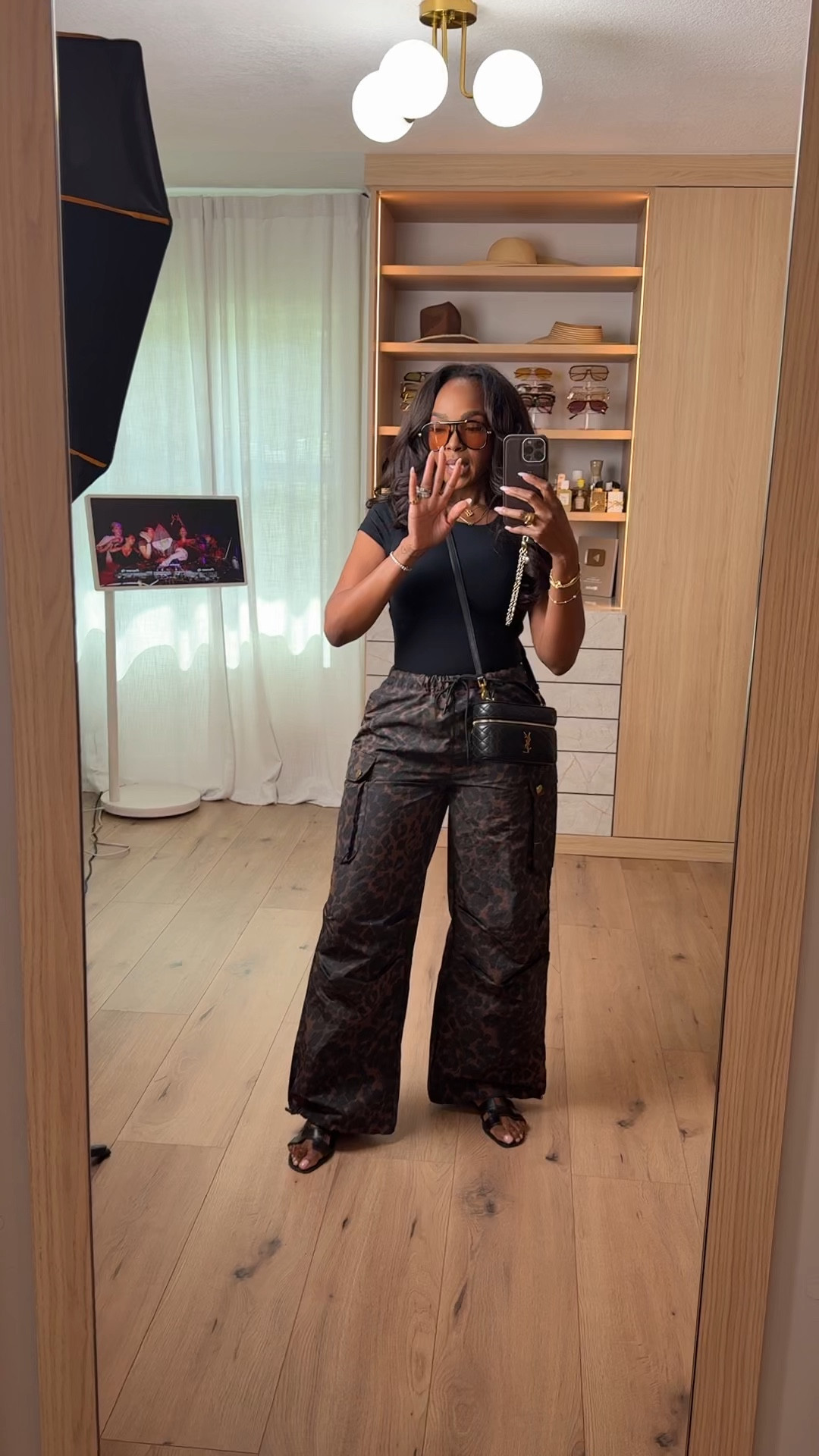 Scroll to shop this casual cool street style look 🖤

A fitted basic tee paired with statement cargo pants gives that effortless off-duty vibe while still looking put together. Easy to dress up or down, making it a go-to outfit you’ll keep reaching for—helping your cost per wear stay low.

Perfect for errands, casual days, travel, and everyday wear.

📏 Measurements: 5’4”, 140 lbs, 34D bust, 27” waist, 40” hips

Follow me on Instagram and YouTube @kirasfashionfinds

#LTKvlog #LTKmomlife #LTKootd