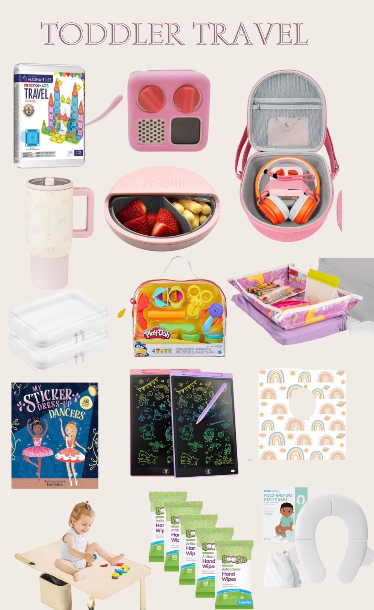 Toddler travel essentials 
Airplane toddler travel toys 
Amazon travel finds

#LTKKids #LTKTravel