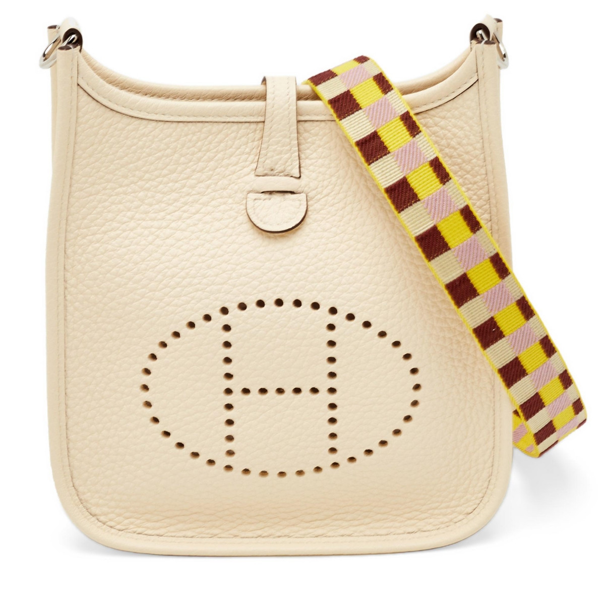 Pre-Owned Hermes Evelyne Nata Taurillon Clemence Leather Shoulder Bag | Macy's