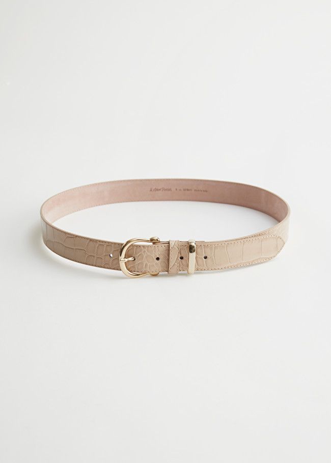 Croco Leather Belt | & Other Stories (EU + UK)