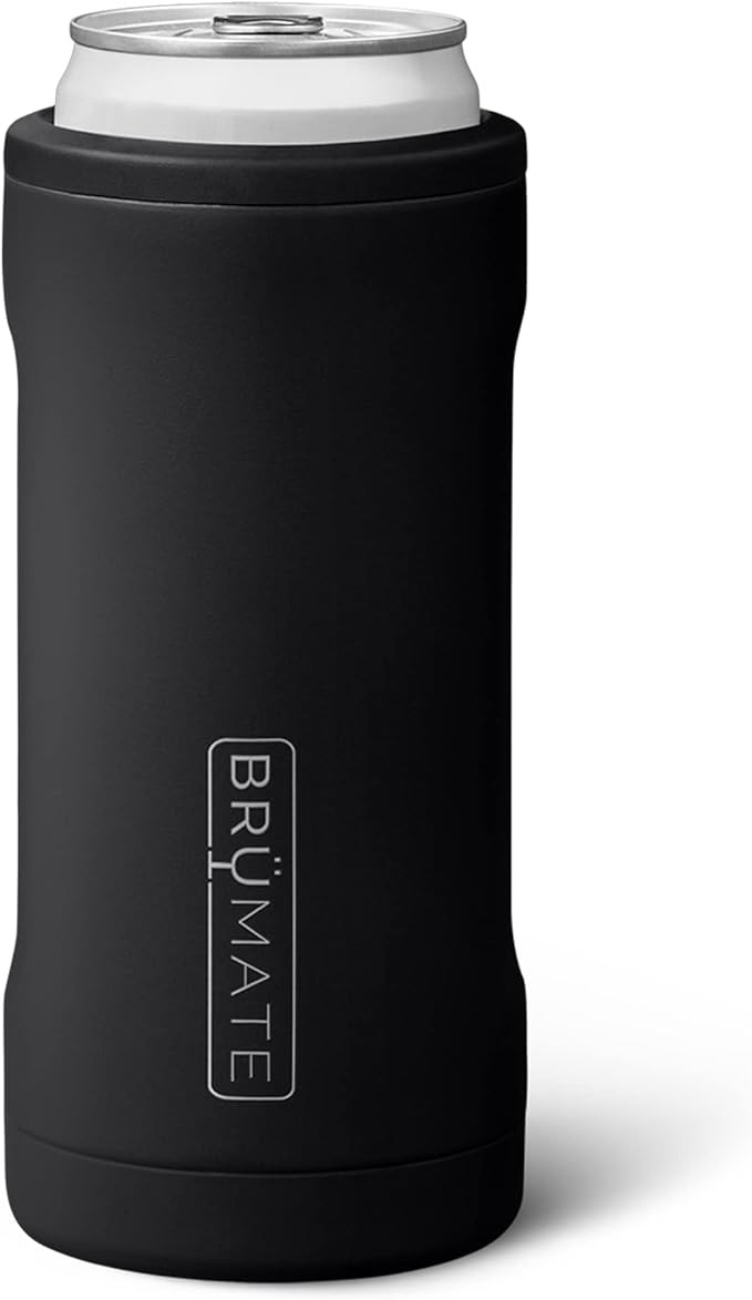 BrüMate Hopsulator Slim Can Cooler Insulated for 12oz Slim Cans | Skinny Can Insulated Stainless... | Amazon (US)