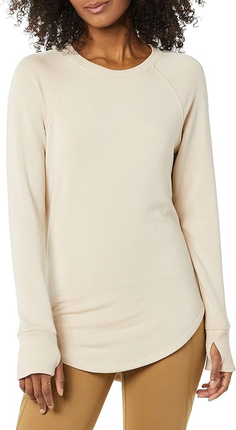 Core 10 Women's Cloud Soft Fleece Standard-Fit Long-Sleeve Sweatshirt | Amazon (US)