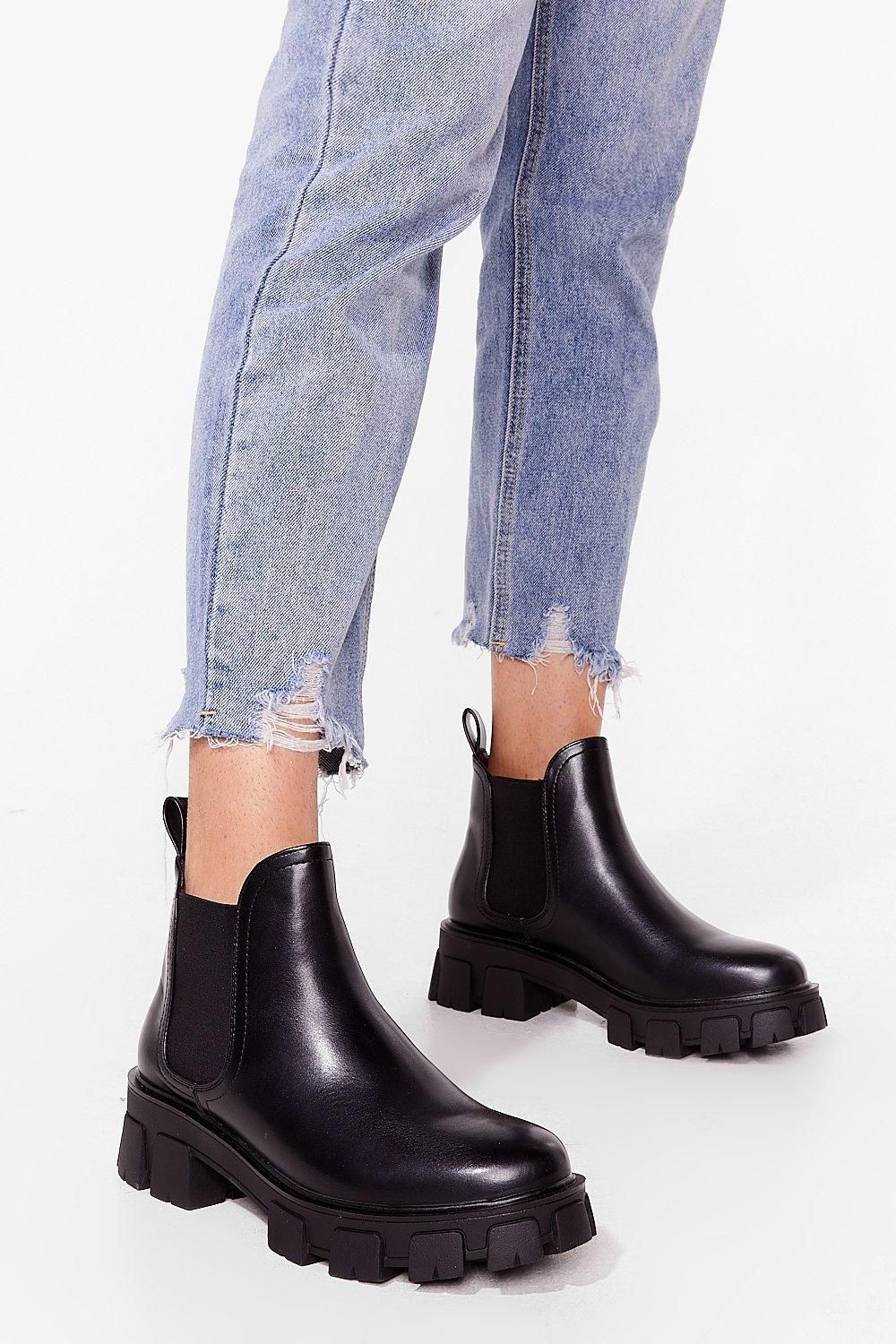 Cover Ground Cleated Chelsea Boots | NastyGal (US & CA)