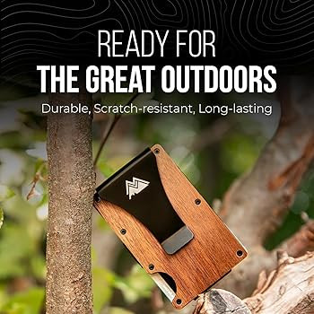 Mountain Voyage Minimalist Wallet for Men & Women with Money Clip or Cash Strap - RFID Blocking M... | Amazon (US)