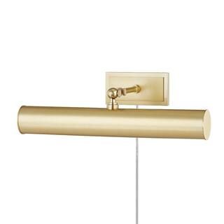 Mitzi by Hudson Valley Lighting Holly Aged Brass Picture Light HL263202-AGB | The Home Depot