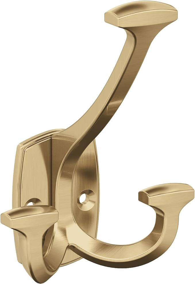 Amerock H37004CZ | Vicinity Triple Prong Decorative Wall Hook | Champagne Bronze Hook for Coats, ... | Amazon (US)