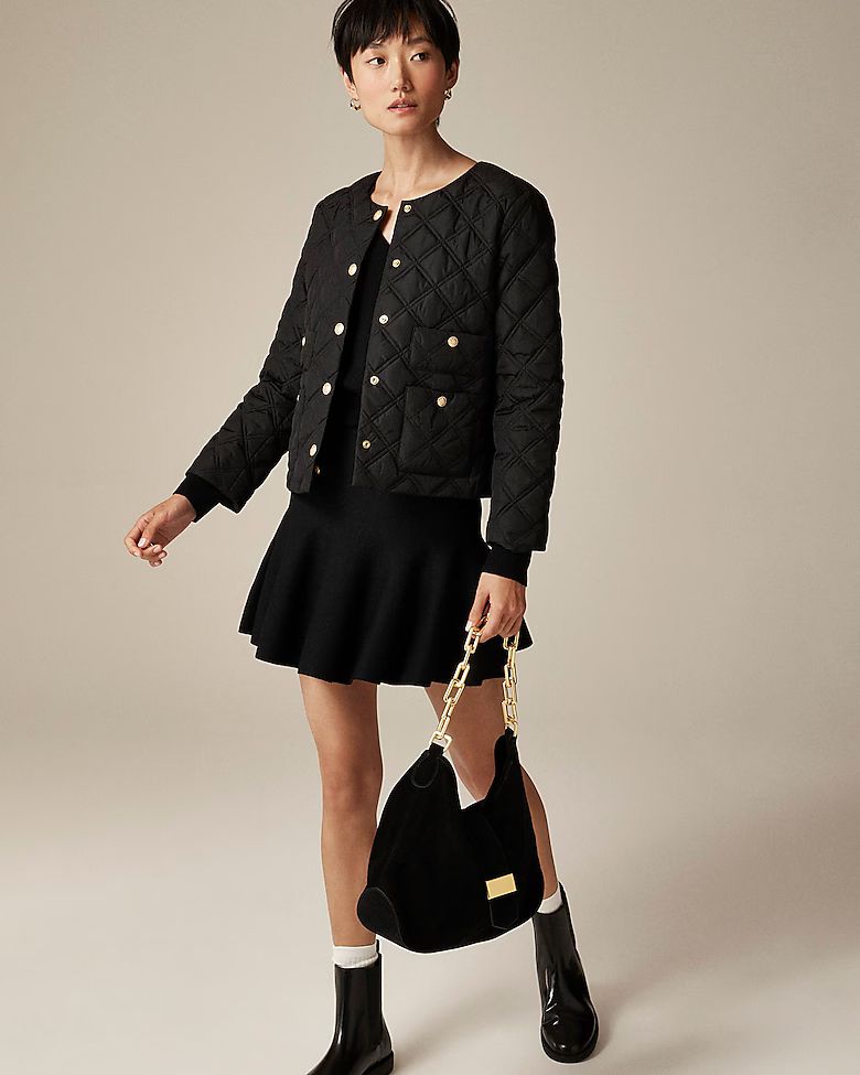 Quilted lady puffer jacket | J. Crew US