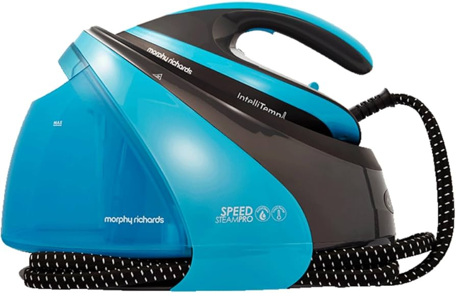 Morphy Richards SpeedSteam Pro Generator Iron, Ceramic Soleplate, Autoclean, 7 Bar Pressure, Inte... | Amazon (UK)