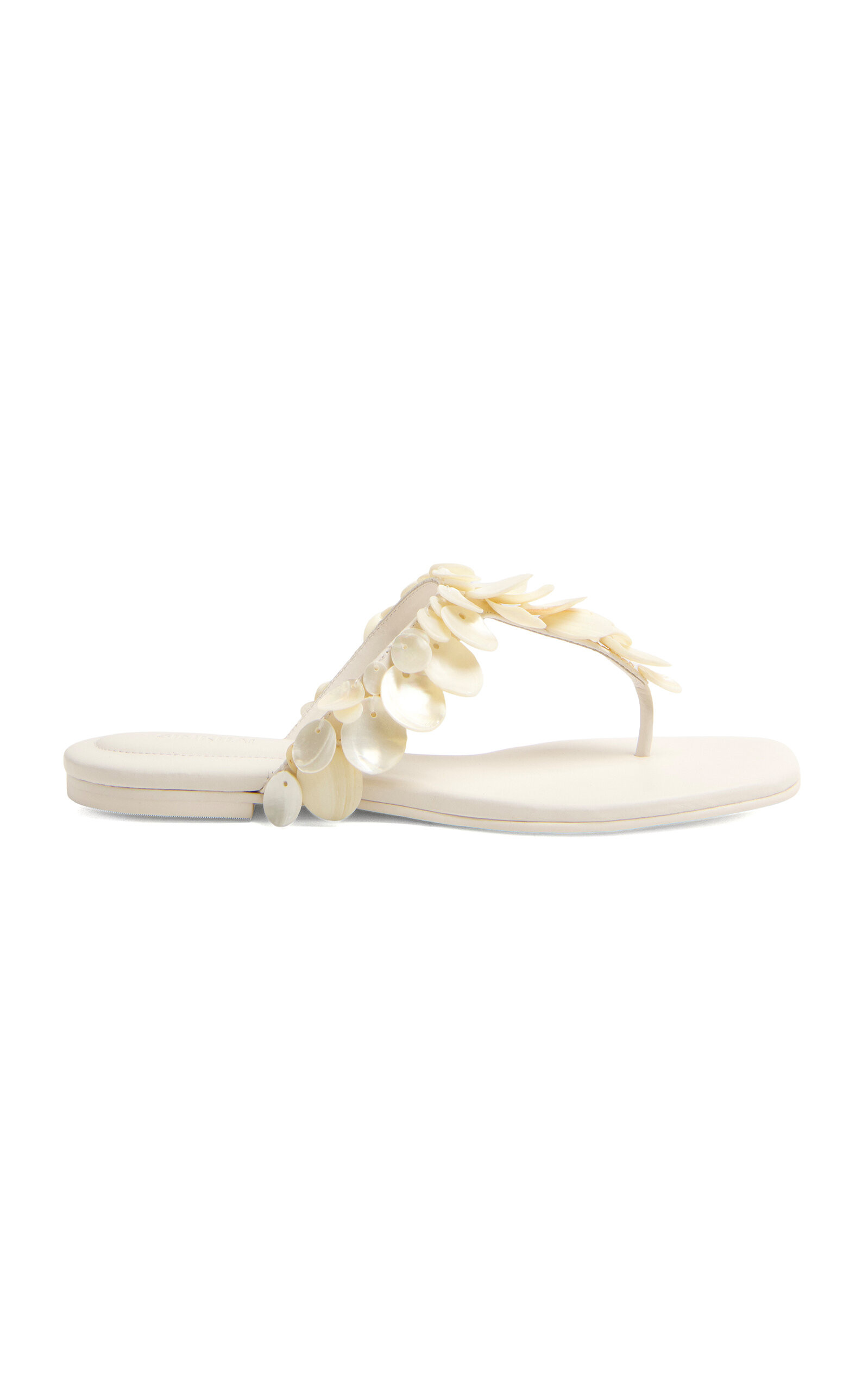 Elin Shell Beaded Thong Sandal | Moda Operandi (Global)